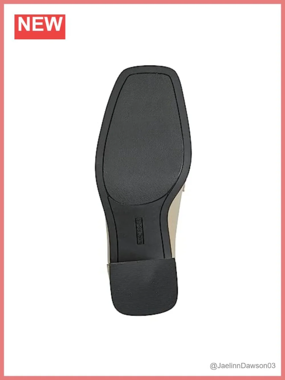 Faux Leather Slip-On Square Toe Tassel Loafers Block Heel 3.27
